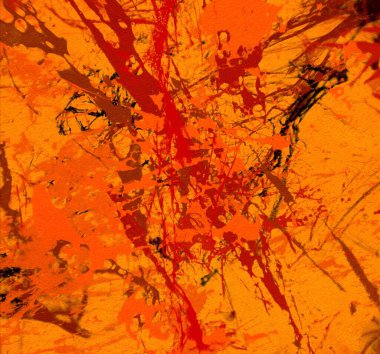 Arkaplanda soyut renkli lekeler