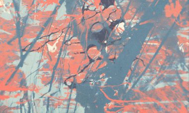 boya lekeleri ile grunge arka plan