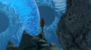 Dağlarda bir kadın