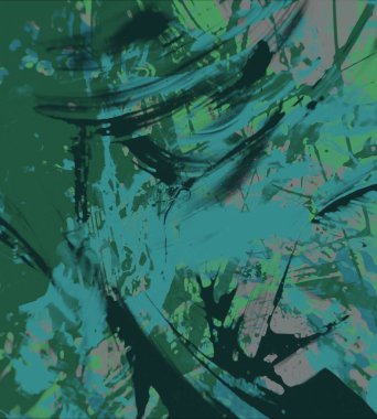 Boya lekeleriyle soyut arkaplan