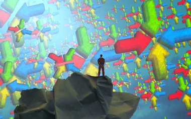 renkli arka plan ile sorunsuz desen