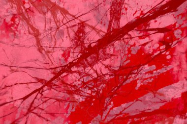 Metin için yeri olan boya lekeleriyle soyut arkaplan