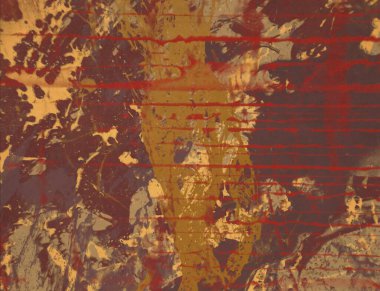 Arkaplanda soyut renkli lekeler