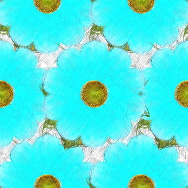 Çiçeklerle kusursuz desen