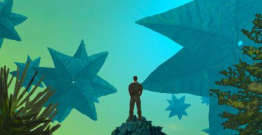 bir arka plan üzerinde noel ağacı