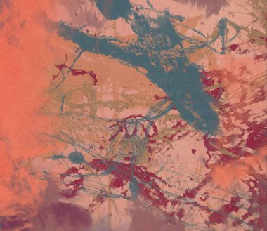 Arkaplanda soyut renkli lekeler  