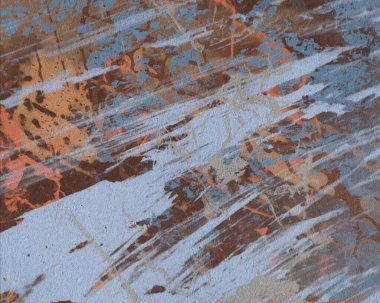 Arkaplanda soyut renkli lekeler  