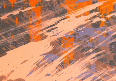 metin için alan ile arka planda soyut renkli lekeler