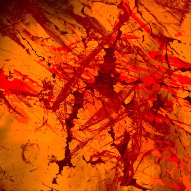 Metin için yeri olan boya lekeleriyle soyut arkaplan