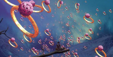 soyut yaratıcı sanat arka plan