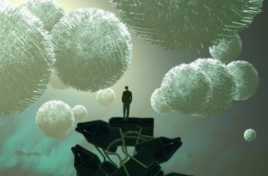 yeşil ve beyaz arkaplan