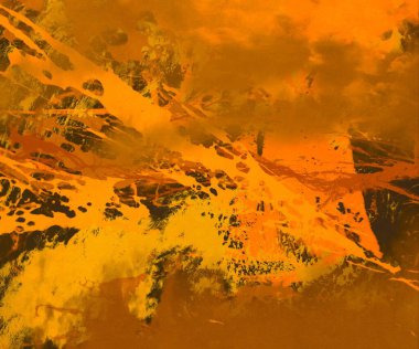 metin için alan ile arka planda soyut renkli lekeler