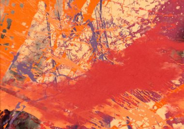 Arkaplanda soyut renkli lekeler