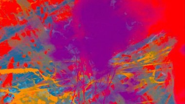 Metin için yeri olan boya lekeleriyle soyut arkaplan  