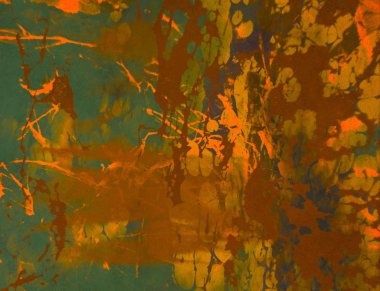 Metin için yeri olan boya lekeleriyle soyut arkaplan  