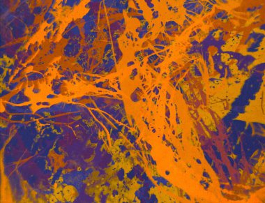 Arkaplanda soyut renkli lekeler