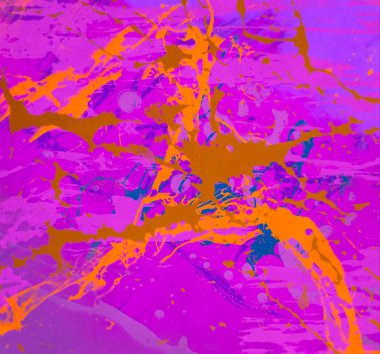 Metin için yeri olan boya lekeleriyle soyut arkaplan