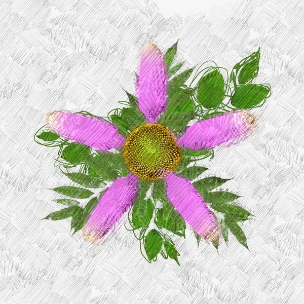 Piszkos Szutykos Virág Kopott Háttér — Stock Fotó