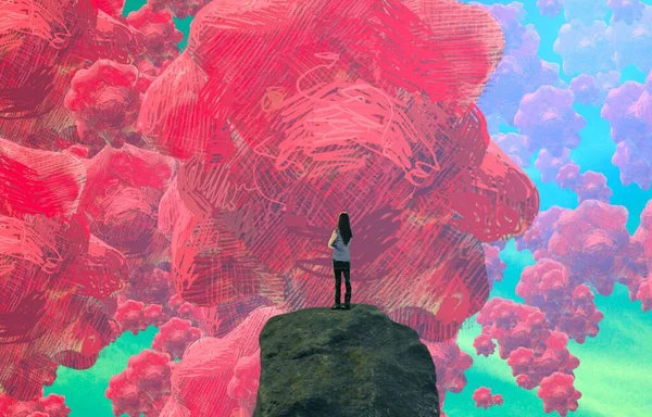 Grunge arka plan boşluk