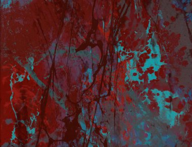 Arkaplanda soyut renkli lekeler