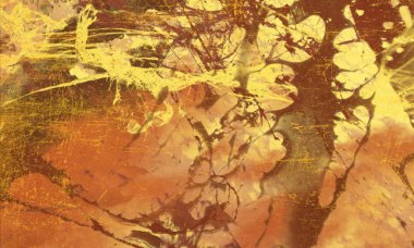 Metin için yeri olan boya lekeleriyle soyut arkaplan