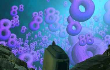 metin için alanı olan soyut kavramsal yaratıcı arkaplan 