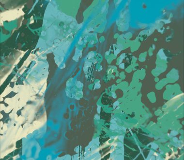 Metin için yeri olan boya lekeleriyle soyut arkaplan