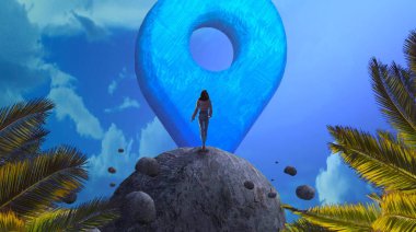 ağaç ile tropikal yaşam