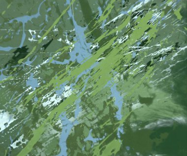 metin için alan ile arka planda soyut renkli lekeler  