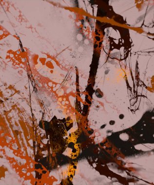 Arkaplanda soyut renkli lekeler  