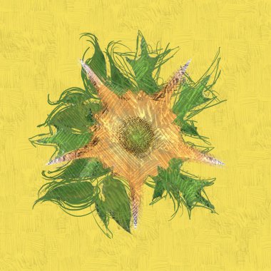 Eskipli arka planda dağınık grungy çiçek