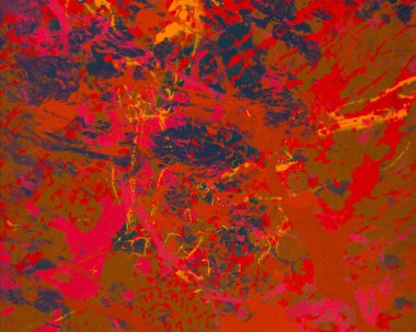 metin için alan ile arka planda soyut renkli lekeler