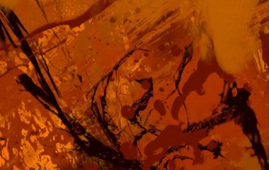 Arkaplanda soyut renkli lekeler