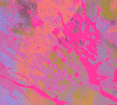 Metin için yeri olan boya lekeleriyle soyut arkaplan