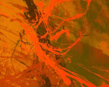 Metin için yeri olan boya lekeleriyle soyut arkaplan