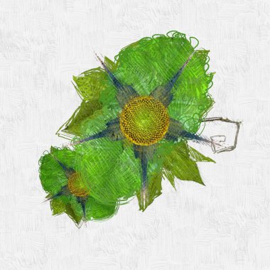 Beyaz arkaplanda Noel süslemesi