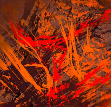 Arkaplanda soyut renkli lekeler