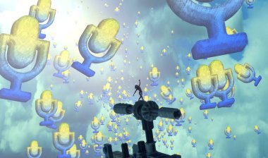 bir öğe ile sorunsuz arka plan