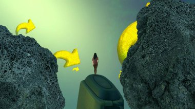 metin için alanı olan soyut kavramsal yaratıcı arkaplan 