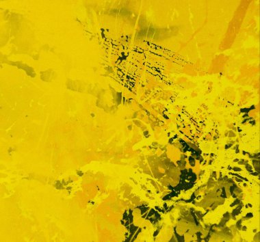 Metin için yeri olan boya lekeleriyle soyut arkaplan