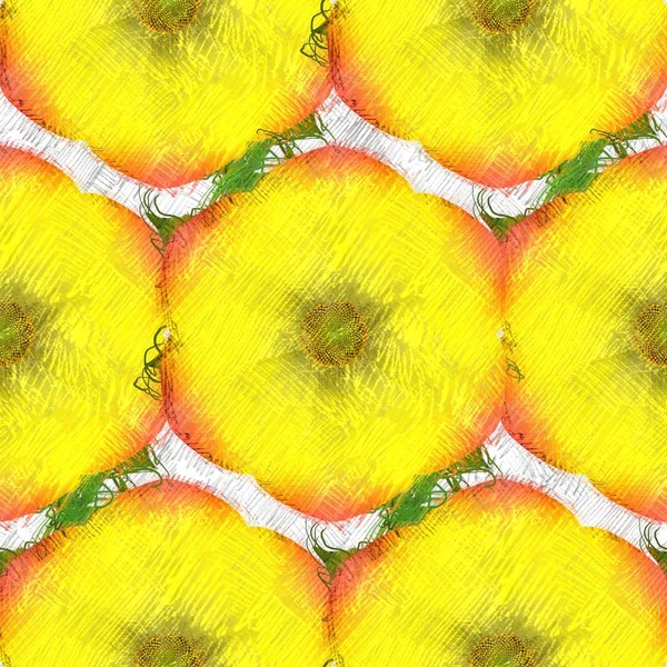 Nahtloses Muster Mit Blumen Auf Hintergrund — Stockfoto