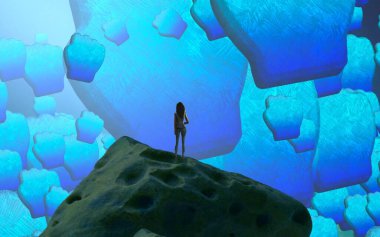 mavi ve beyaz arkaplan