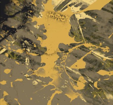 Metin için yeri olan boya lekeleriyle soyut arkaplan