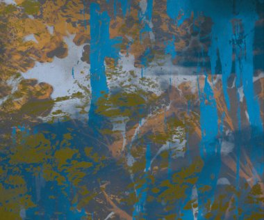 Arkaplanda soyut renkli lekeler             