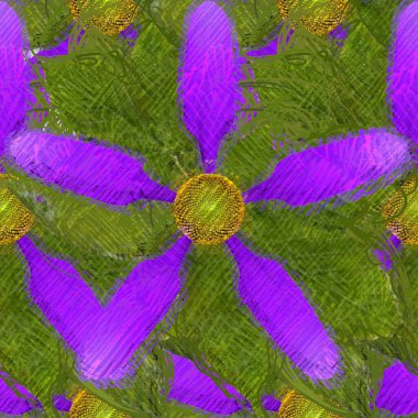 Arka planda çiçekler olan kusursuz desen