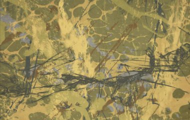 Arkaplanda soyut renkli lekeler