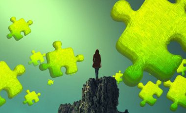 arka plan ile bulmaca