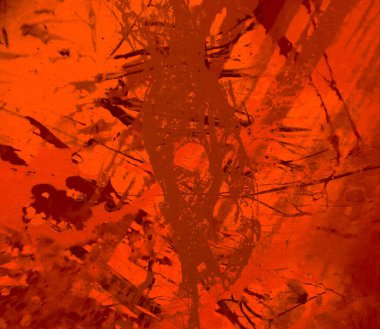 Arkaplanda soyut renkli lekeler