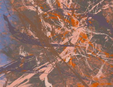 Arkaplanda soyut renkli lekeler          