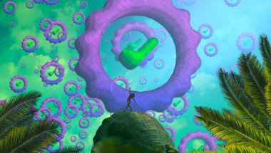 Suluboya ile arka plan